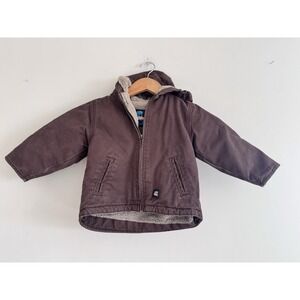 Berne Toddlers Barn Canvas Coat Baby Sherpa Neutral Warm Lined Insulated Chores